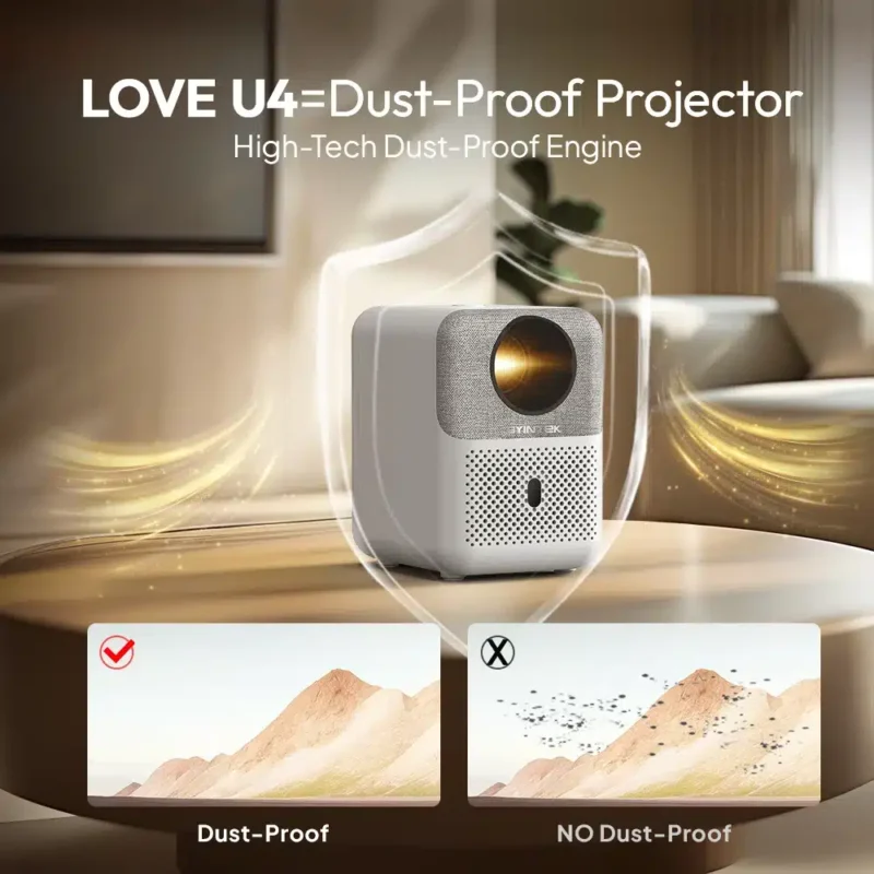 BYINTEK Love U4 Smart Mini Projector - Image 2